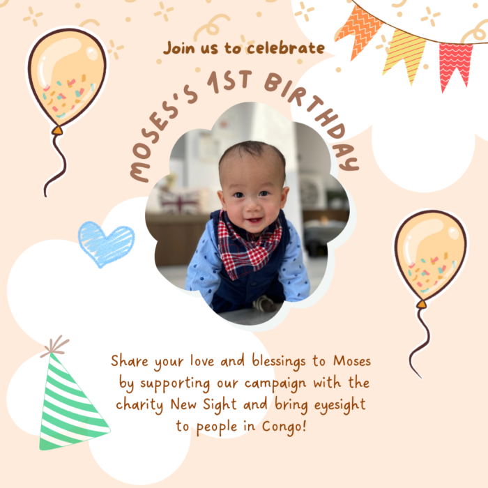 Moses's 1st Birthday Invitation